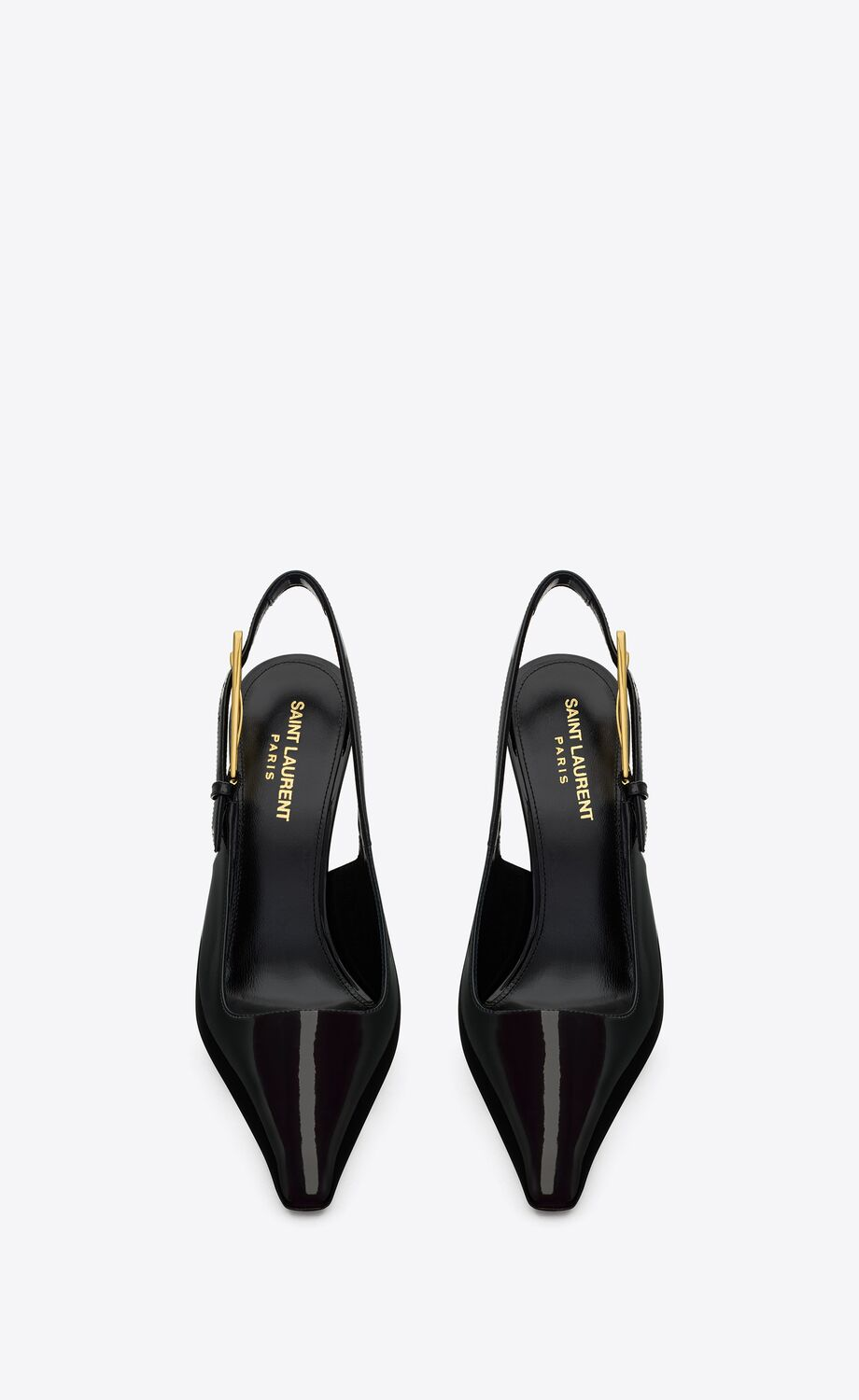 LEE SLINGBACK PUMPS IN PATENT LEATHER